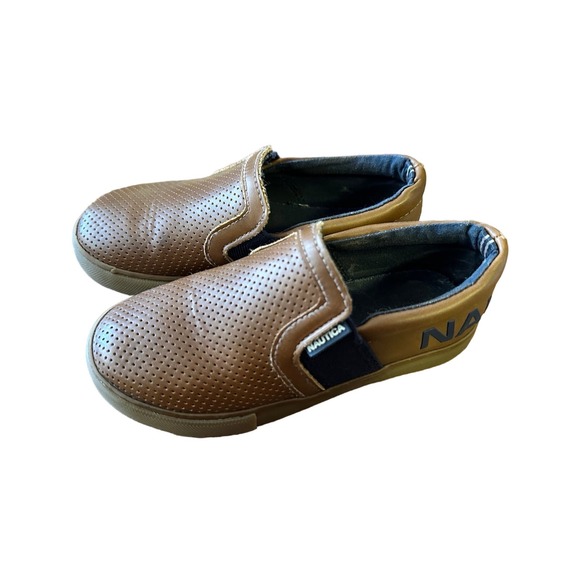 Nautica Toddler Boys Brown Loafers Size 10 - Picture 1 of 4